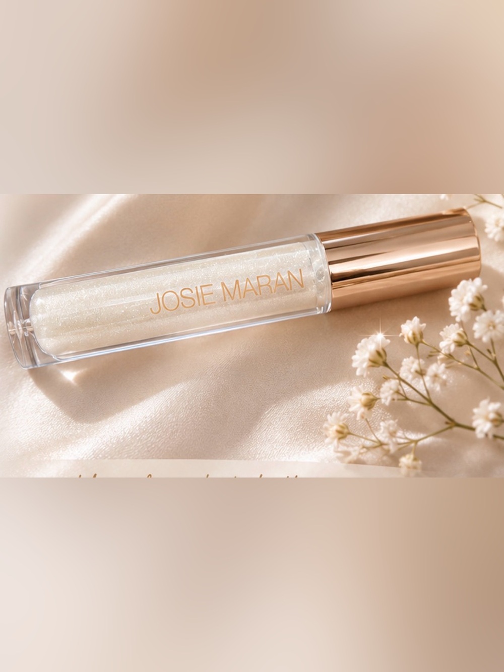 Josie Maran Argan Natural Volume Lip Gloss Moondance NWOB